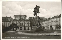 71683415 Mannheim Schloss Mit Kaiser Wilhelm Denkmal Mannheim - Mannheim