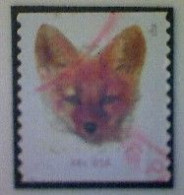 United States, Scott #5743, Used(o) Coil, 2023, Red Fox, 40¢, Multicolored - Used Stamps