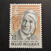 Belgie Belgique - 1984 OPB/COB N° 2154 - ( 1 Value )  Arthur Meulemans - Toondichter  -  Obl. Poperinge - Gebraucht