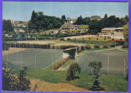 Carte Postale 71. Bourbon-Lancy  La Piscine Et Les Tennis    Très Beau Plan - Other & Unclassified