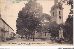 AKJP4-0415-25 - SAINT-VIT - Monument Aux Morts Et Place De L'église - Besancon