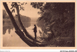 AKJP4-0398-24 - Partie De Peche Sur Les Bords De La Dordogne - Andere & Zonder Classificatie