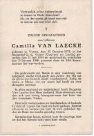 Van Laecke Camilla (begijntje -vurste1875 --gent  1948) - Religion &  Esoterik