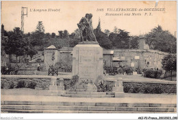AKJP2-0148-12 - VILLEFRANCHE-DE-ROUERGUE - Monument Aux Morts - Vendue En Etat - Villefranche De Rouergue