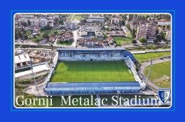 CARTE  STADE . SGORNJI   SERBIE  METALAC  STADION     #   CS.2057 - Soccer