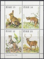 IRLAND Block 3, Postfrisch **, Jagdbare Wildtiere 1980 - Blocks & Kleinbögen