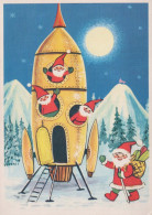 WEIHNACHTSMANN SANTA CLAUS Neujahr Weihnachten GNOME Vintage Ansichtskarte Postkarte CPSM #PBL727.A - Santa Claus