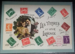 Carte Pré-timbrée 《  LE LANGAGE DES TIMBRES》 - Prêts-à-poster: Other (1995-...)
