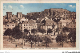 AKJP10-0959-90 - BELFORT - Place De La Republique Et Chateau - Belfort - City