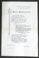 WWII Propaganda - L'Idra Bolscevica - Poesia - 1941 Sora - Unclassified