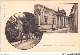 AKJP8-0768-70 - GRAY - Le Theatre Et Le Palais De Justice - Gray