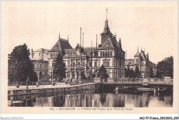 AKJP7-0727-68 - MULHOUSE - L'hotel Des Postes Et Le Pont Du Canal - Mulhouse