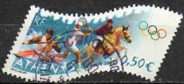 France Poste Obl Yv:3686/3687 Jeux Olympiques D'été Athènes (beau Cachet Rond) - Used Stamps