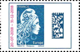 France Poste N** Yv:5270/5271 Marianne L'engagée Flash Surcharge 20-07-2018 - Unused Stamps