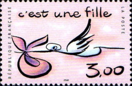 France Poste N** Yv:3231/3232 Messages Naissance - Neufs