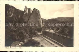 71683285 Bad Muenster Stein Ebernburg Blick Auf Baederhaus Und Rheingrafenstein  - Autres & Non Classés