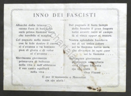 Ventennio - Inno Dei Fascisti - Anni '20 - Non Classés
