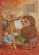 HEDGEHOG Animals Vintage Postcard CPSM #PBR204.A - Sonstige & Ohne Zuordnung