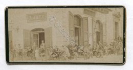 Fotografia D'epoca Albumina - Caffè Ronchi - Altamura - Fine '800 - Sonstige & Ohne Zuordnung