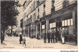 AKJP10-1008-93 - PANTIN - Rue De Paris Et Société Générale - Pantin