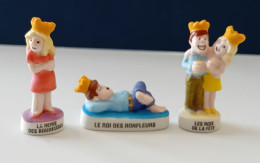 FEVE - FEVES -  "LES ROIS ET REINES DES DEFAUTS 2016"  - LOT DE 3  -   MAT - Sonstige & Ohne Zuordnung