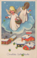 ANGE Noël Vintage Carte Postale CPSMPF #PKD248.A - Angels