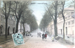 C. P. A. Couleur : 44 : NANTES : Avenue De Launay, Animé, Timbre En 1905 - Nantes