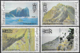 1980 Tristan Da Cunha Paintings 4v. MNH SG. N. 272/75 - Altri & Non Classificati