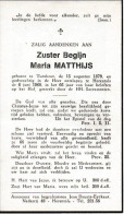 Matthijs Maria (begijntje -1968turnhout 1879 -herentals ) - Religion & Esotericism