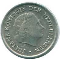 1/10 GULDEN 1963 ANTILLES NÉERLANDAISES ARGENT Colonial Pièce #NL12535.3.F.A - Niederländische Antillen