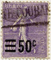 France Poste Obl Yv: 223 Mi:202 Semeuse Lignée Sur Soleil (Belle Obl.mécanique) - Used Stamps