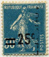 France Poste Obl Yv: 217 Mi:200 Semeuse Camée Sans Sol Fond Uni (Obl.mécanique) - Used Stamps