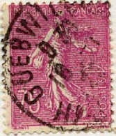 France Poste Obl Yv: 202 Mi:165 Semeuse Lignée Sur Soleil (TB Cachet Rond) Guebwiller - Used Stamps