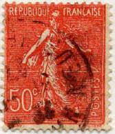 France Poste Obl Yv: 199 Mi:161 Semeuse Lignée Sur Soleil (cachet Rond) - Used Stamps