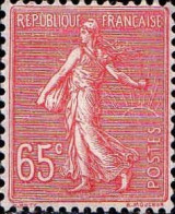France Poste N* Yv: 201 Mi:163 Semeuse Lignée Sur Soleil (défaut Gomme) - Unused Stamps