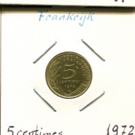 5 CENTIMES 1972 FRANKREICH FRANCE Französisch Münze #AM041.D.A - 5 Centimes