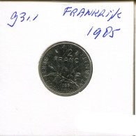 1/2 FRANC 1985 FRANKREICH FRANCE Französisch Münze #AN248.D.A - 1/2 Franc