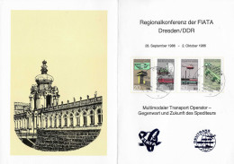 Postzegels > Europa > Duitsland > Oost-Duitsland > Regionalkonferenz Der FIATA Dresden 1986 (18327) - Brieven En Documenten