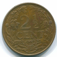 2 1/2 CENT 1956 CURACAO NÉERLANDAIS NETHERLANDS Bronze Colonial Pièce #S10180.F.A - Curaçao