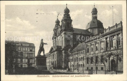 71683163 Mannheim Schillerdenkmal Jesuitenkirche Mannheim - Mannheim