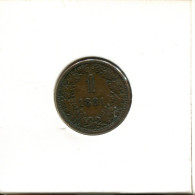 1 KREUZER 1881 AUTRICHE AUSTRIA Pièce #AT436.F.A - Austria