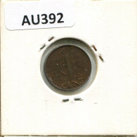 1 CENT 1948 NIEDERLANDE NETHERLANDS Münze #AU392.D.A - 1948-1980: Juliana