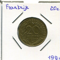 20 CENTIMES 1991 FRANKREICH FRANCE Französisch Münze #AM872.D.A - 20 Centimes