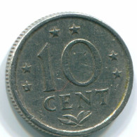 10 CENTS 1978 ANTILLES NÉERLANDAISES Nickel Colonial Pièce #S13568.F.A - Antilles Néerlandaises