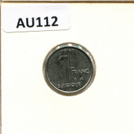 1 FRANC 1997 Französisch Text BELGIEN BELGIUM Münze #AU112.D.A - 1 Frank