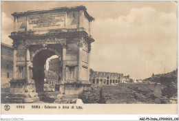 AGZP5-0483-ITALIE - ROMA - COLOSSEO E ARCO DI TITO  - Otros Monumentos Y Edificios