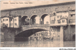 AGZP5-0419-ITALIE - FIRENZE - PANORAMA PONTE VECCHIO - TADDEO GADDI  - Autres & Non Classés