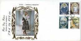 South West Africa - 1986 Karakul Industry Silk FDC # SG 463-466 , Mi 592-595 - Landwirtschaft