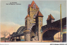 AGZP2-0165-ALLEMANGE - MAYENCE - PONT DE L'EMPEREUR GUILLAUME  - Mainz