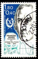 France Poste Obl Yv:2396 Mi:2532 François Arago Physicien (TB Cachet Rond) - Gebruikt